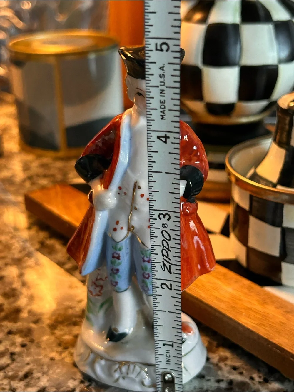 Kelvin’s White Porcelain Floral Bud Vase with Hand-Painted Flowers